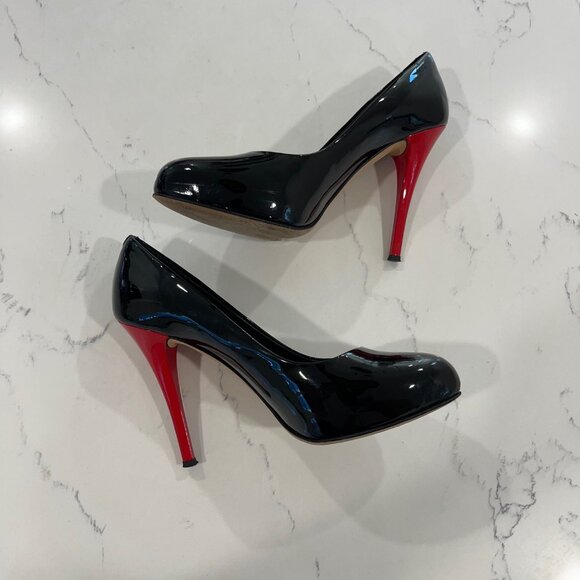 Giuseppe Zanotti Pumps Black with Red hills Made in Italy Size 38/8US - Picture 1 of 10